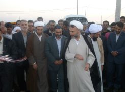 افتتاح پروژه آسفالت امامزاده یحیی باغشن شهریور 1387