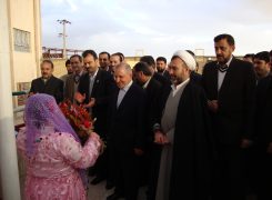 افتتاح پروژه دانشگاه آزاد با حضور دكتر جاسبي و دکتر سبحانی نیا