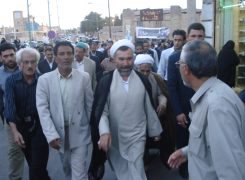 حضور در بین مردم و ارائه گزارش در مهدیه شهرستان نیشابور