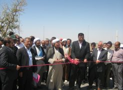 افتتاح راه روستایی حصار زبرخان شهریور 1387